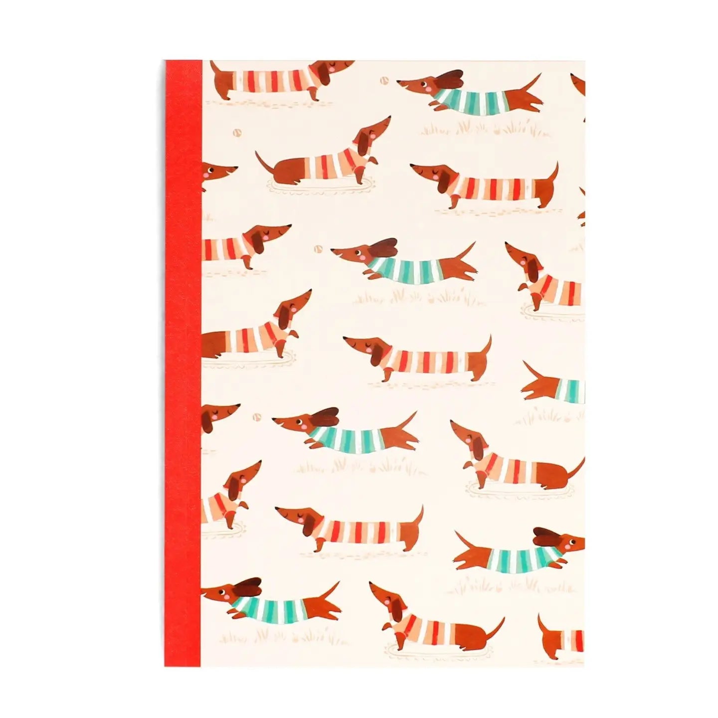 A5 Notebook - Sausage Dog (Pattern)