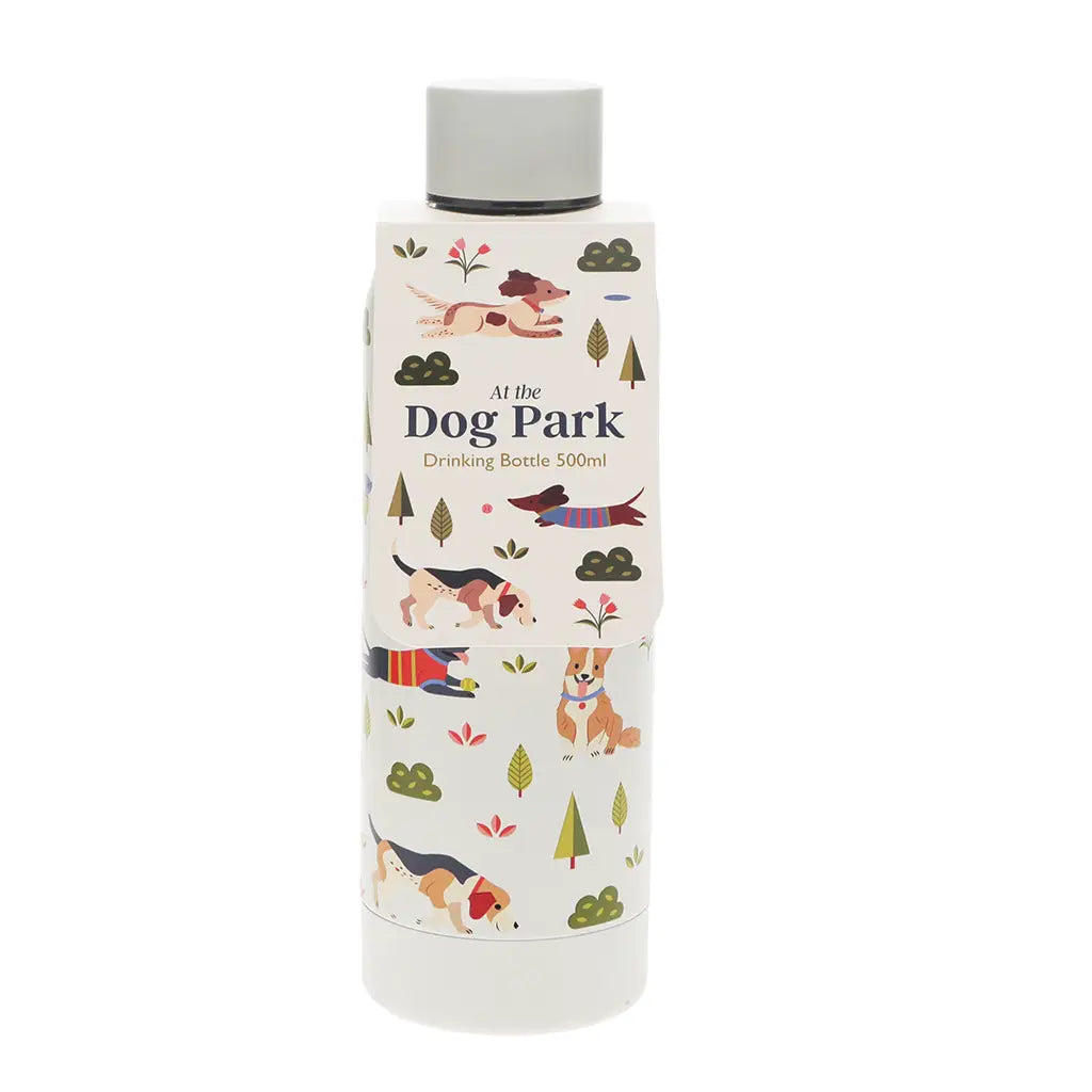 Drink Bottle - Dog Park Themed - 500ml Stainless Steel